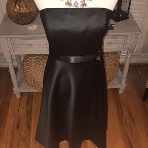 NWT Ann Taylor Black Strapless Cocktail Dress!!